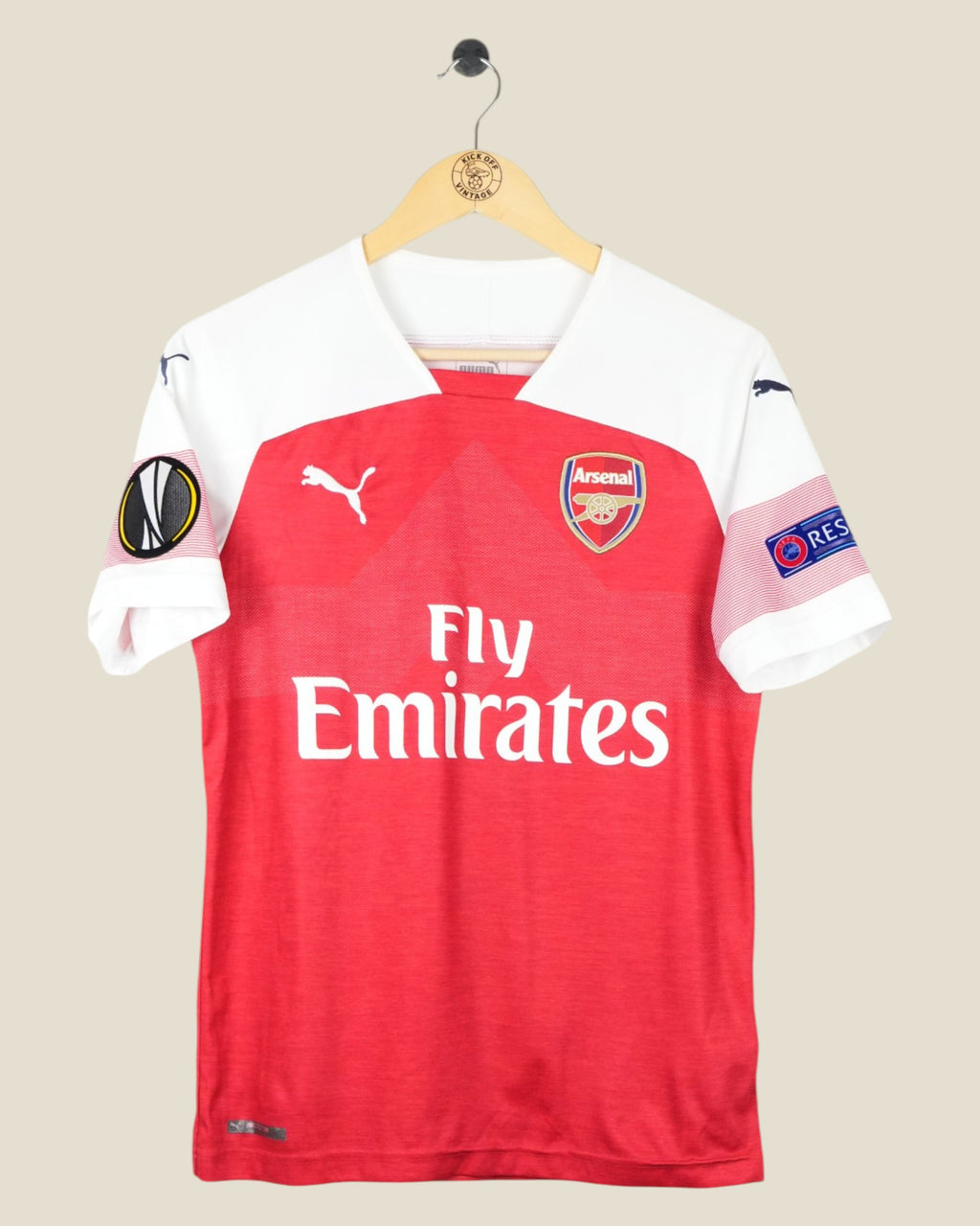 ARSENAL 2018/19 OZIL HOME SHIRT EUROPA LEAGUE (S) PUMA