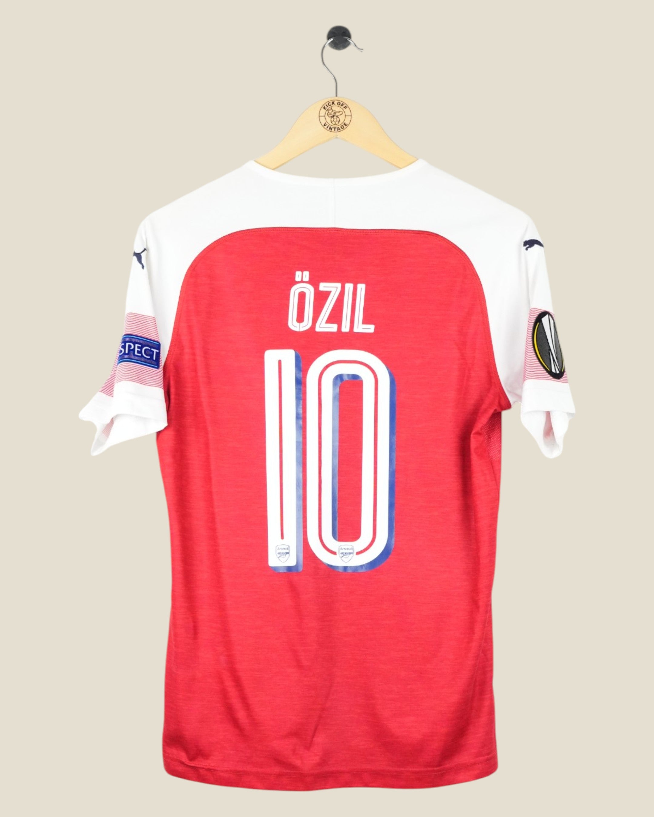 ARSENAL 2018/19 OZIL HOME SHIRT EUROPA LEAGUE (S) PUMA