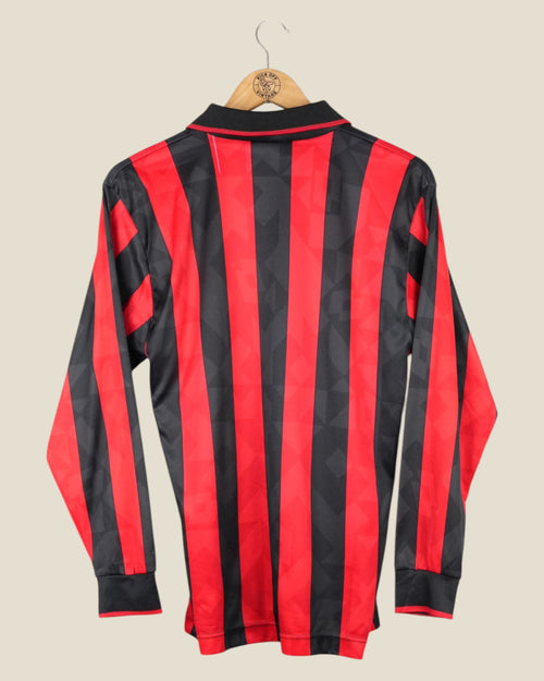 AC MILAN 1993/94 HOME SHIRT L/S (S/M) LOTTO