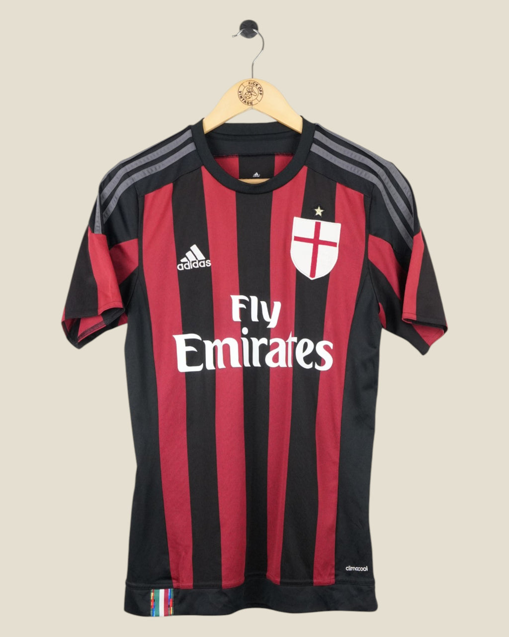 AC MILAN 2015/16 BALOTELLI HOME SHIRT (S) ADIDAS