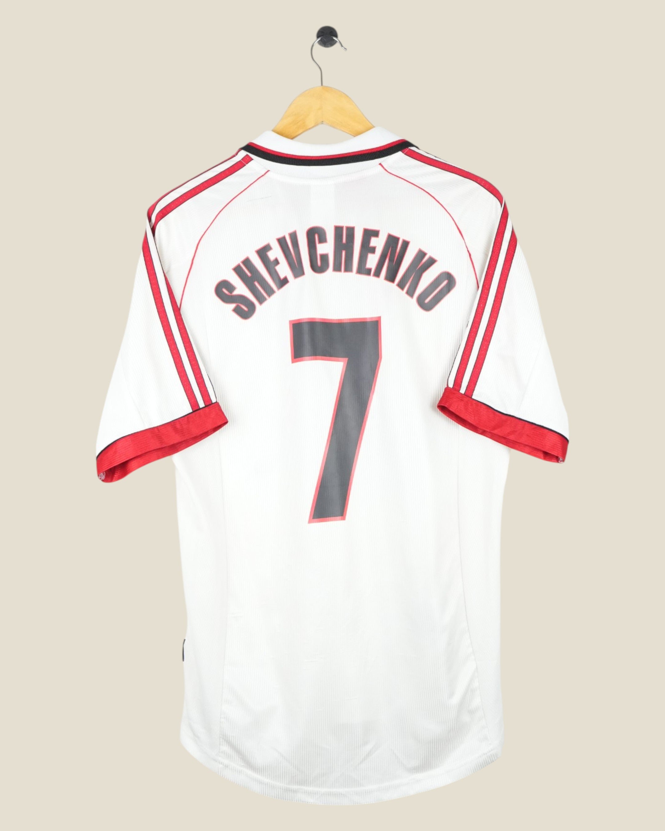AC MILAN 1998/99 SHEVCHENKO AWAY SHIRT (M) ADIDAS