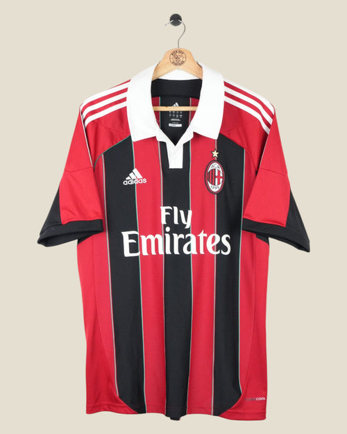 AC MILAN 2012/13 BALOTELLI HOME SHIRT (L) ADIDAS