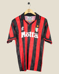 AC MILAN 1993/94 HOME SHIRT (M) LOTTO