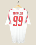 AC MILAN 2007/08 RONALDO AWAY SHIRT (L) ADIDAS