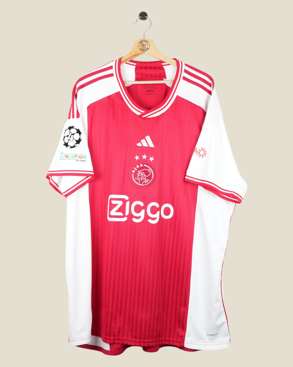 AJAX 2023/24 UCL HOME SHIRT (XXXL) ADIDAS