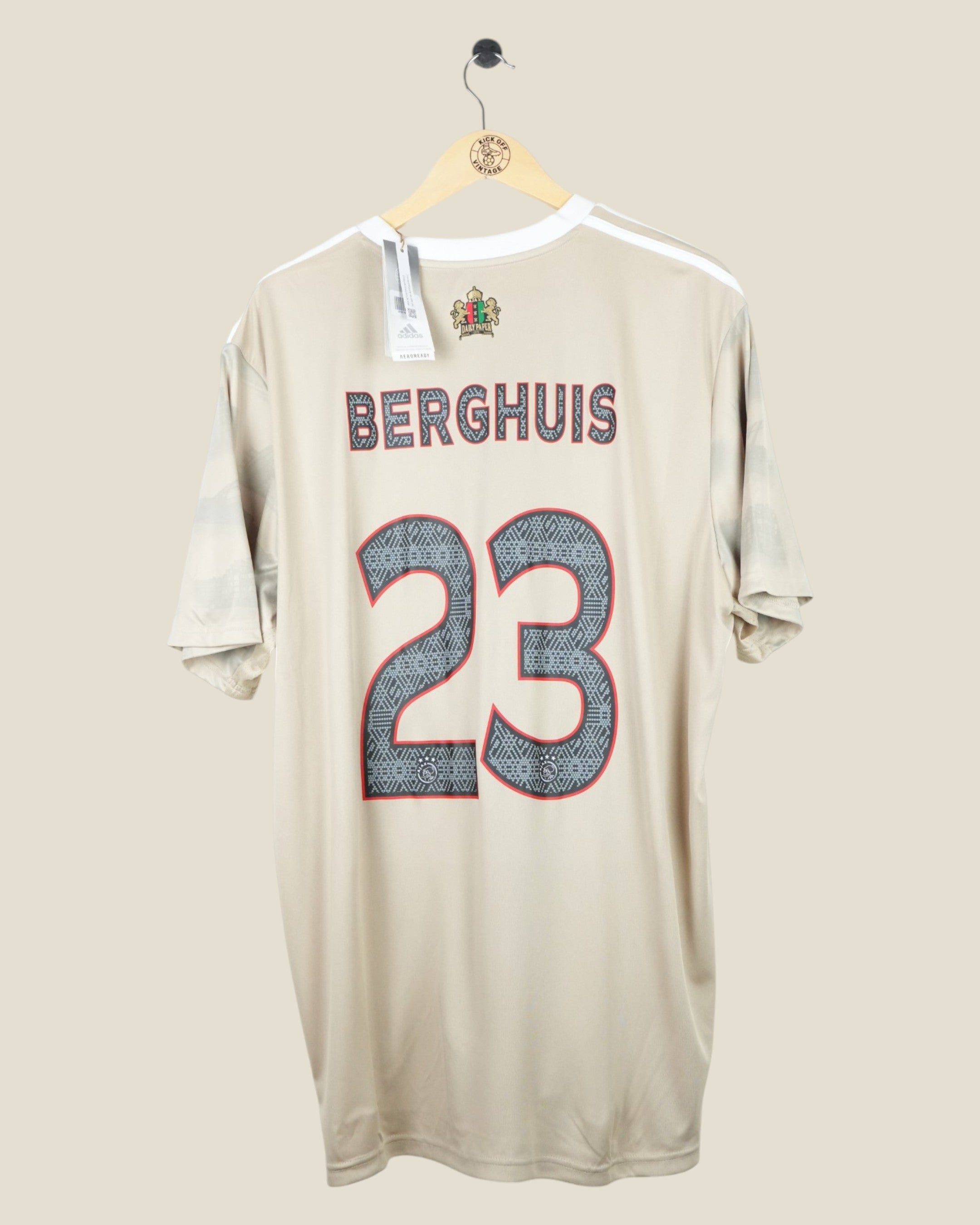 AJAX 2022/23 BERGHUIS THIRD SHIRT BNWT (XXL) ADIDAS