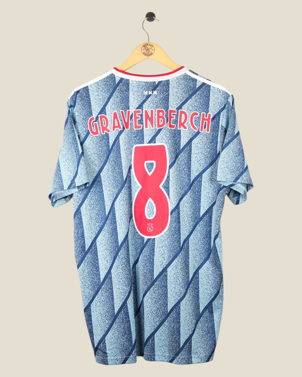 AJAX 2020/21 GRAVENBERCH AWAY SHIRT (XL) ADIDAS