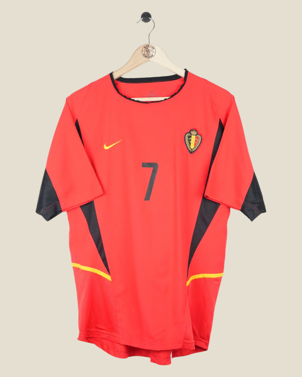 BELGIUM 2002 WILMOTS HOME SHIRT (M) NIKE