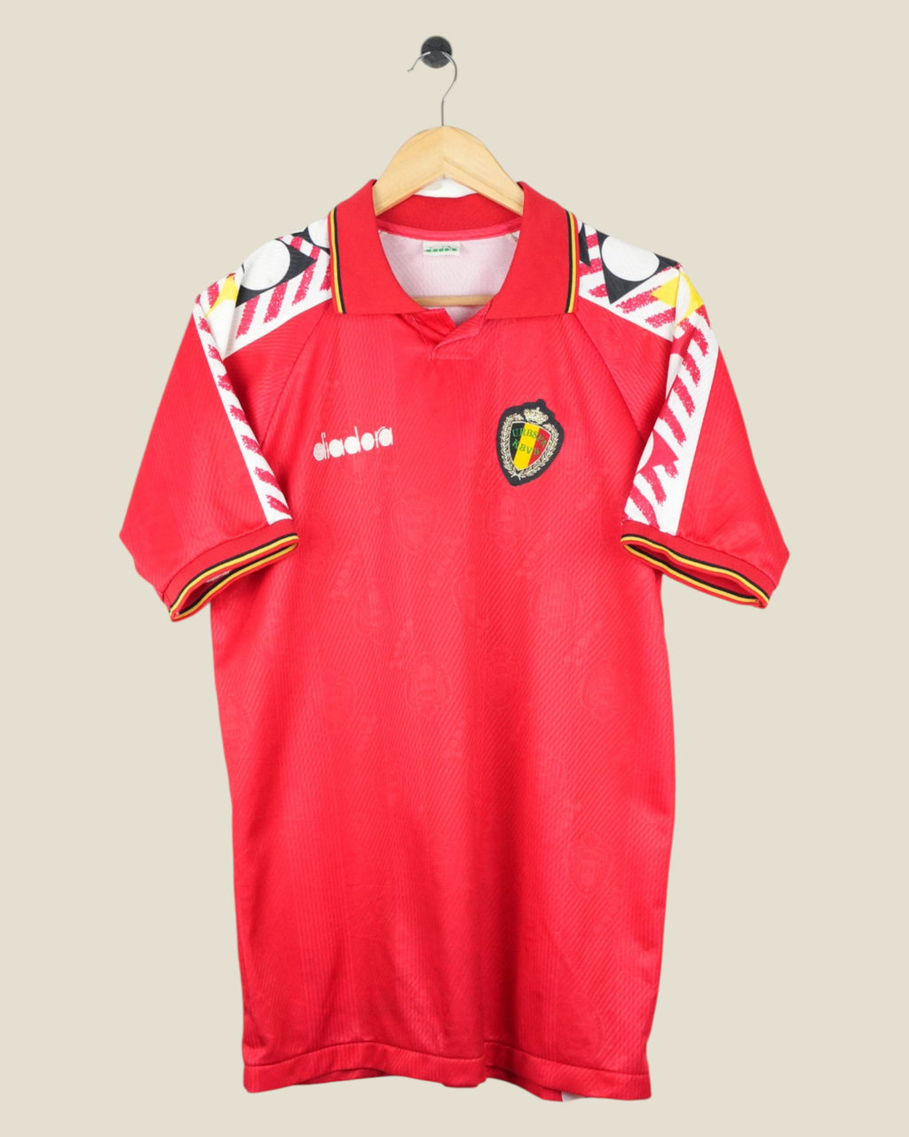 BELGIUM 1994 HOME SHIRT (L) DIADORRA