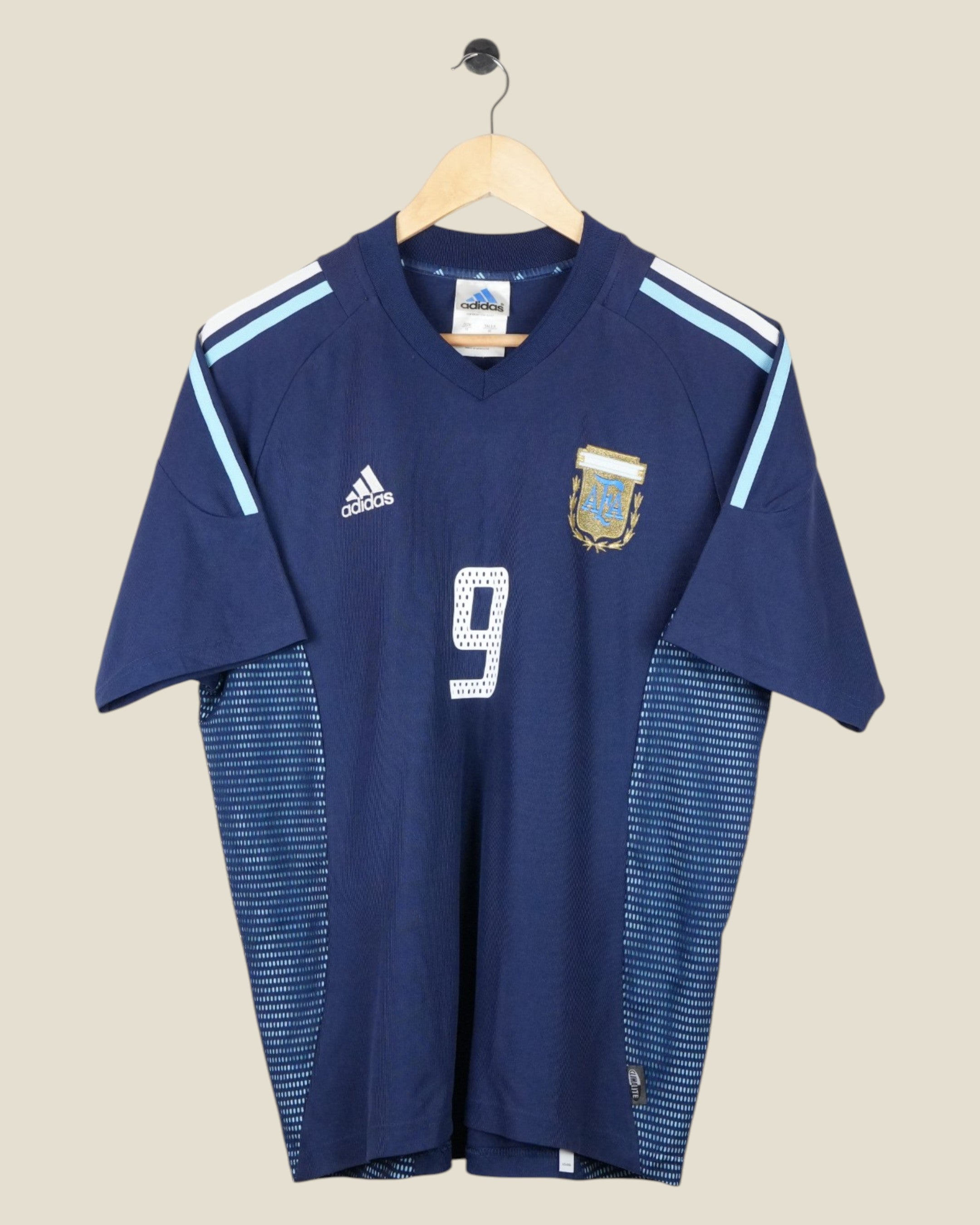 ARGENTINA 2002/04 BATISTUTA AWAY SHIRT (M/L) ADIDAS