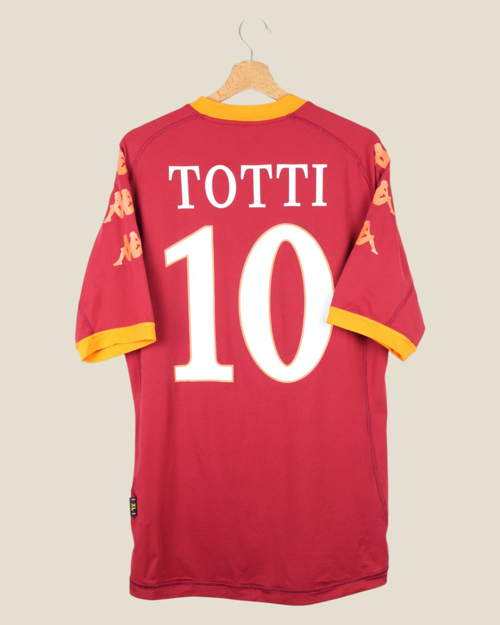 AS ROMA 2010/11 TOTTI HOME SHIRT (XL) KAPPA