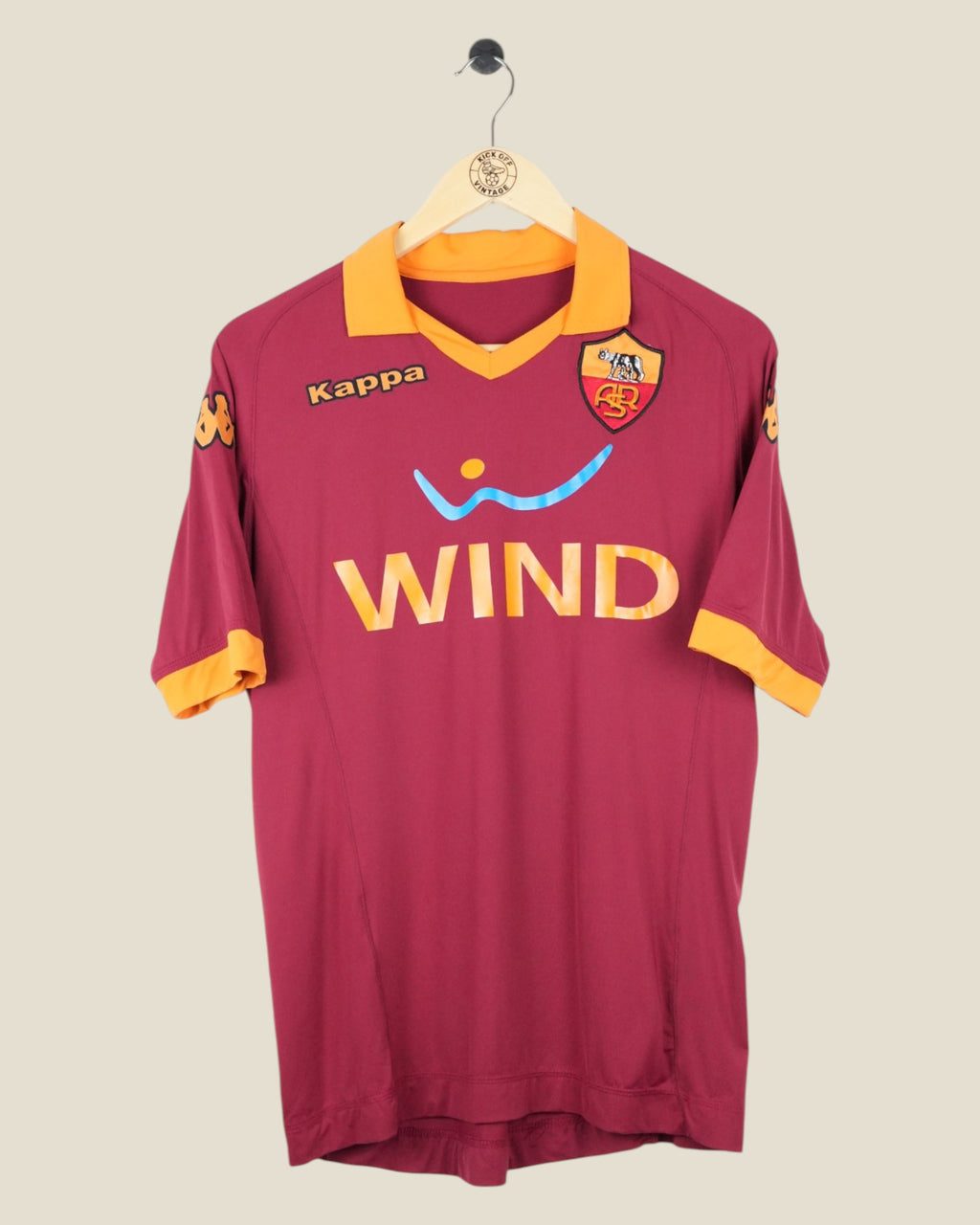AS ROMA 2012/13 TOTTI HOME SHIRT (L) KAPPA