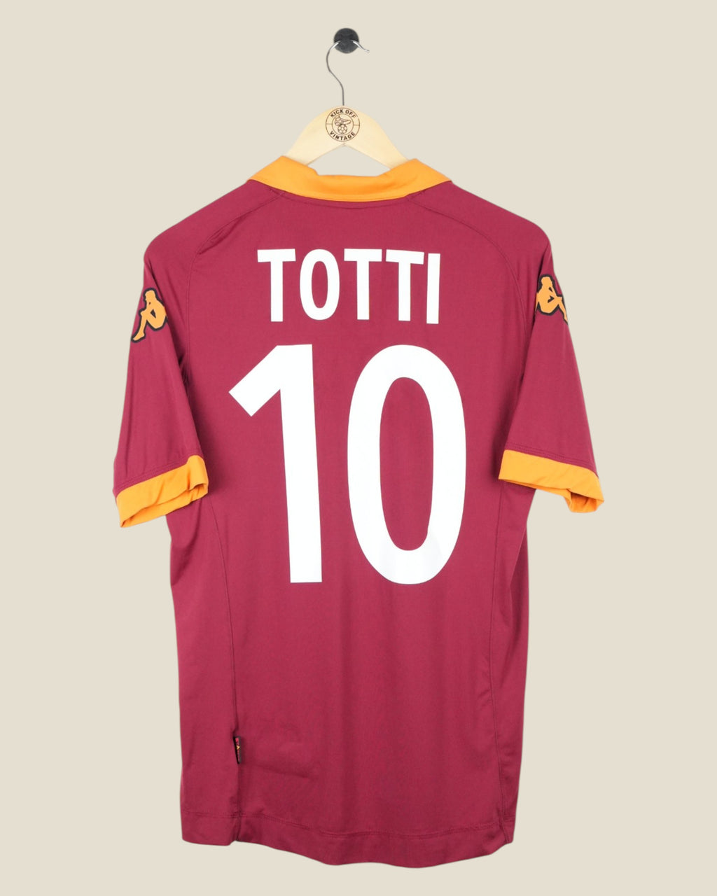 AS ROMA 2012/13 TOTTI HOME SHIRT (L) KAPPA