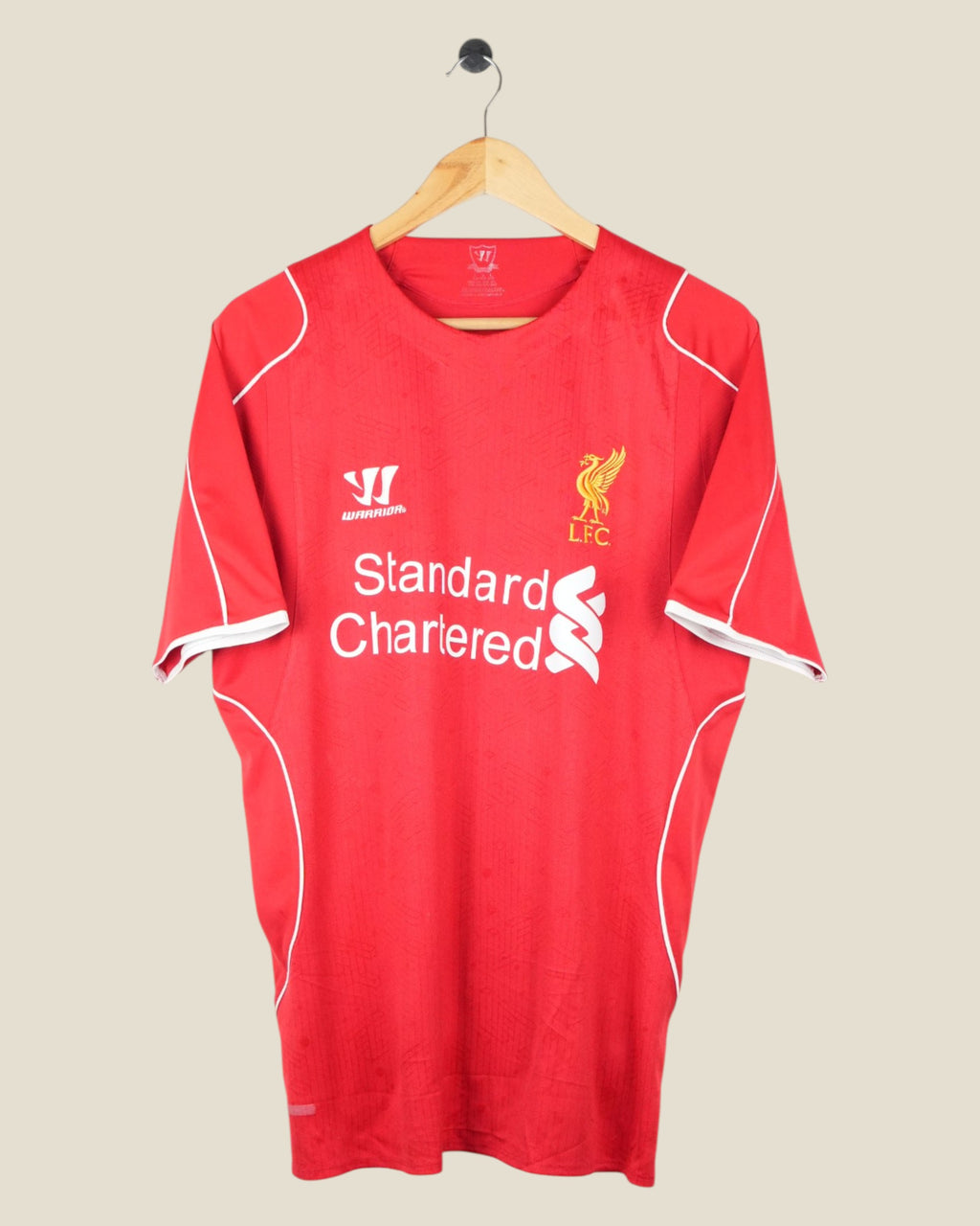 LIVERPOOL 2014/15 GERRARD HOME SHIRT (L) WARRIOR