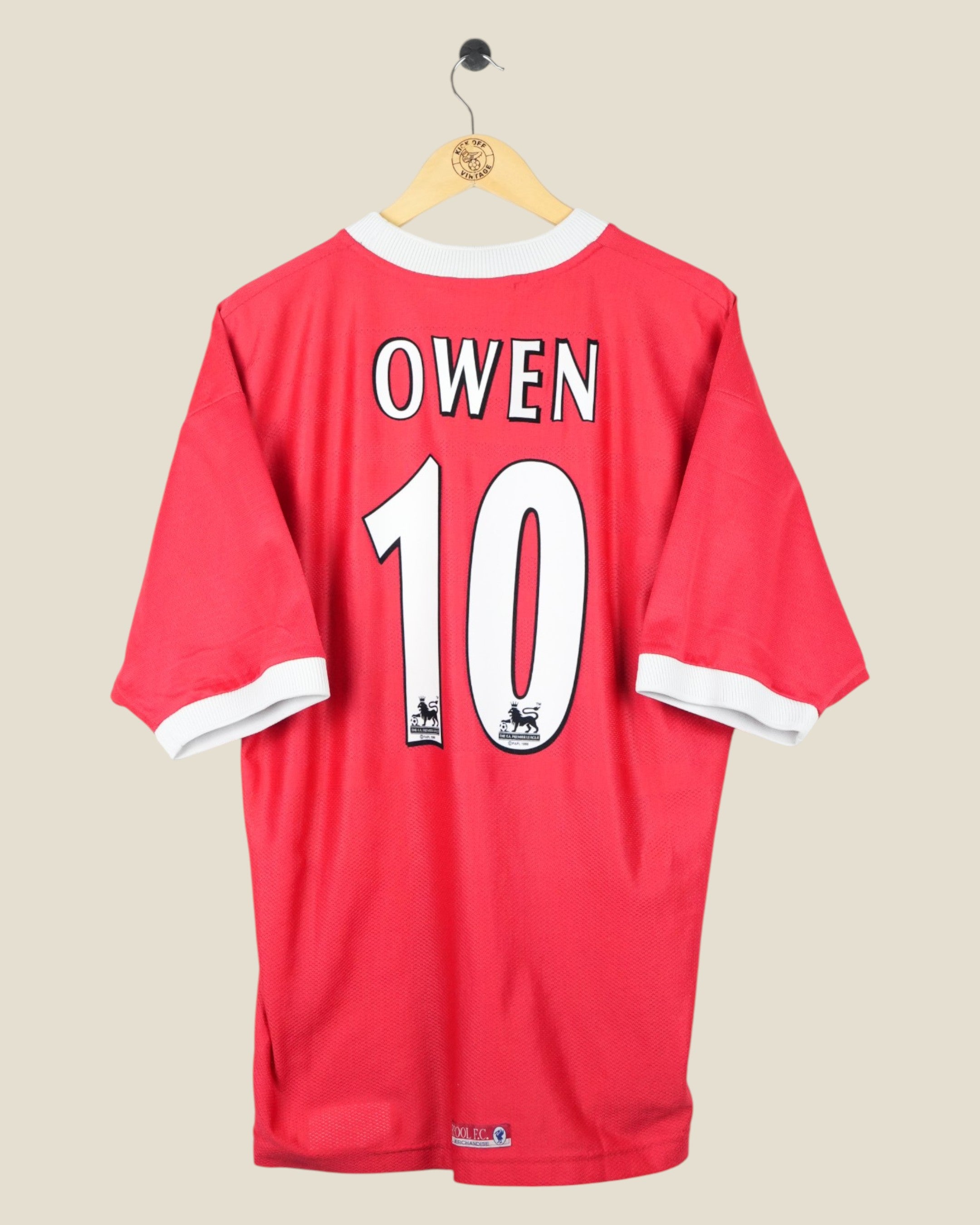 LIVERPOOL 1998/00 OWEN HOME SHIRT (XL) REEBOK