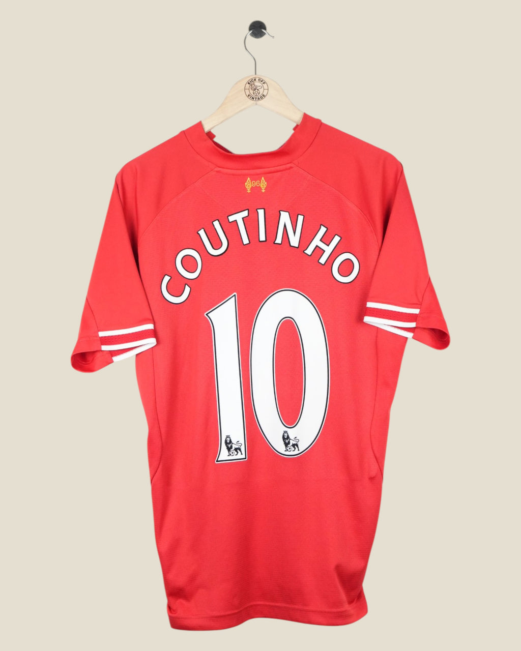 LIVERPOOL 2013/14 COUTINHO HOME SHIRT (L) WARRIOR