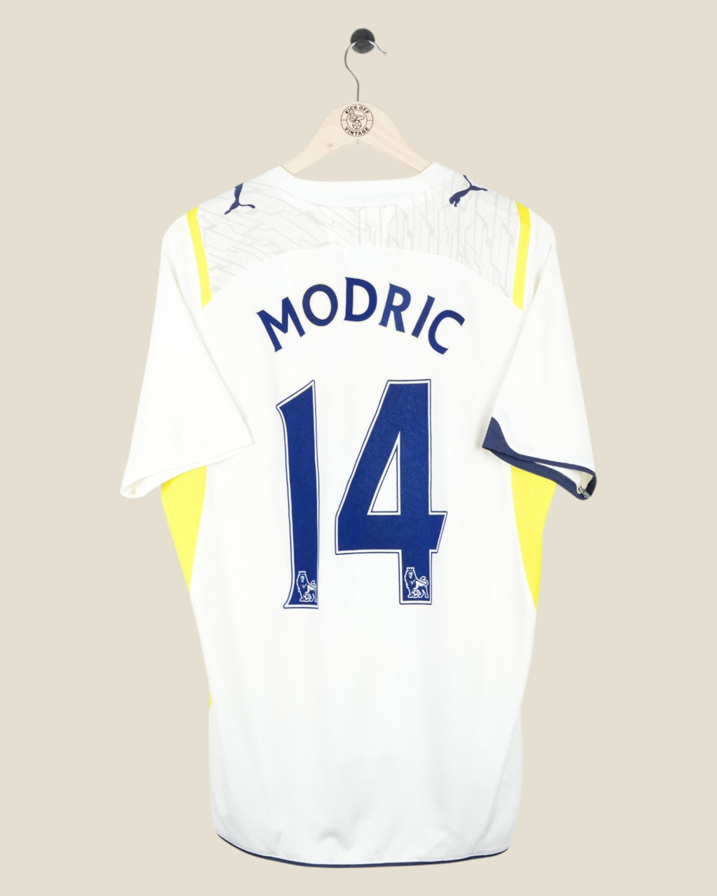 TOTTENHAM HOTSPUR 2009/10 MODRIC HOME SHIRT (L) PUMA