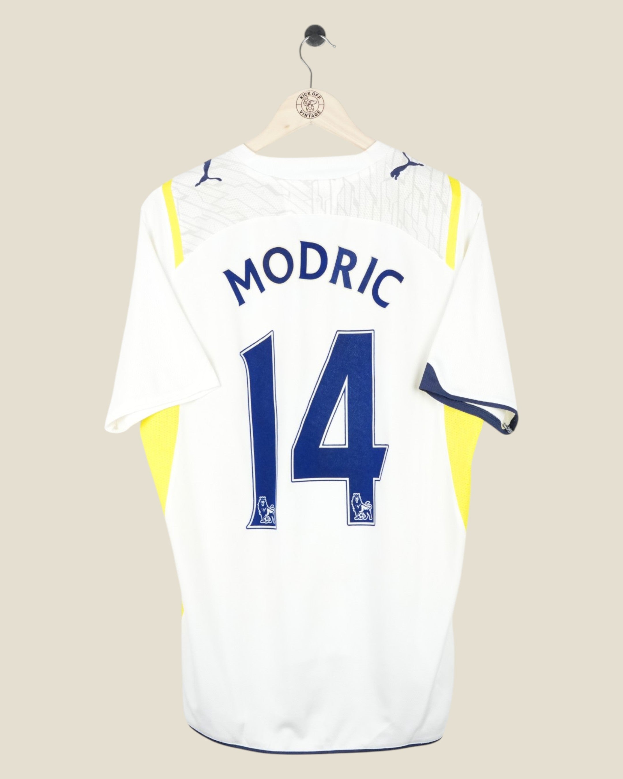 TOTTENHAM HOTSPUR 2009/10 MODRIC HOME SHIRT (L) PUMA
