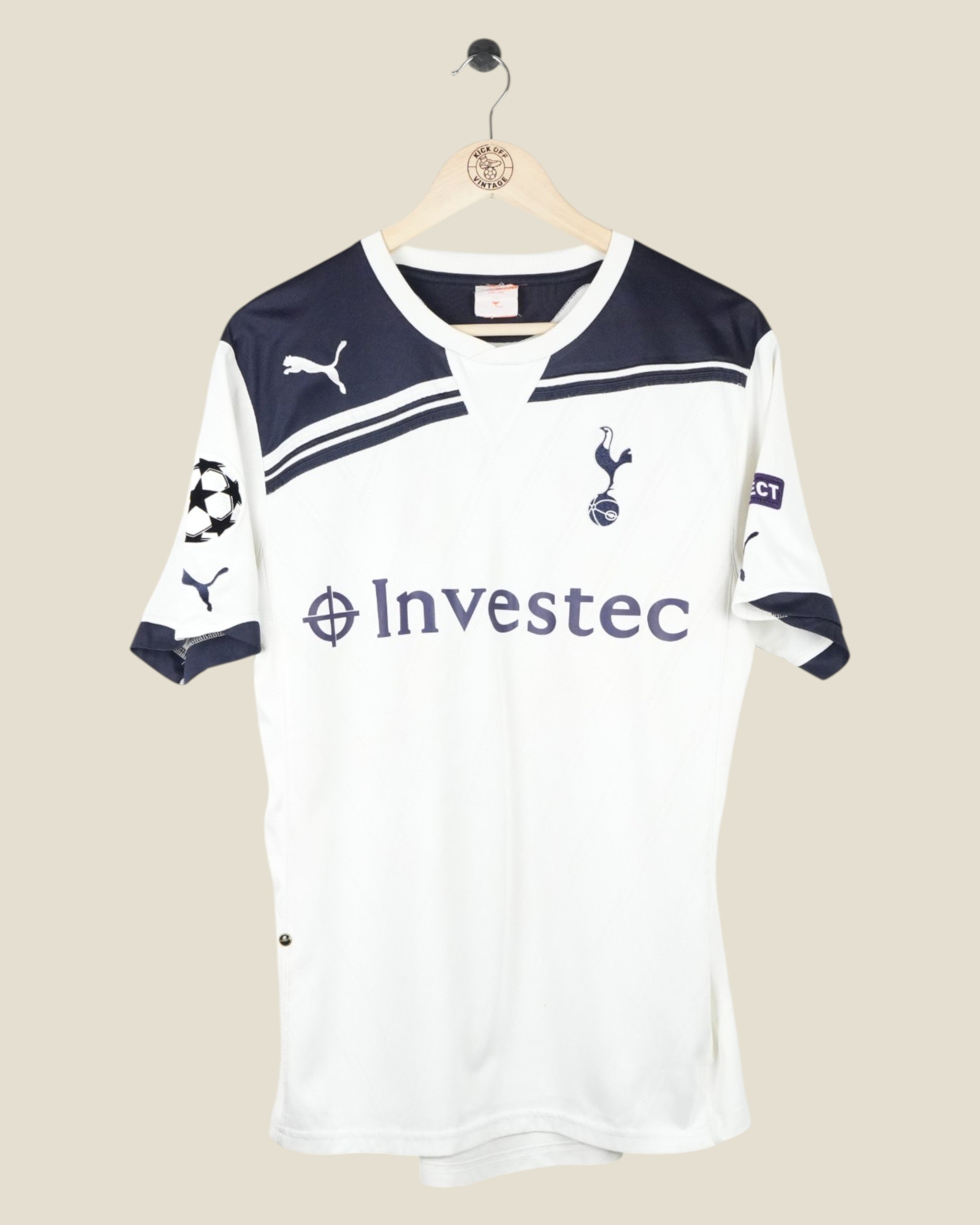 TOTTENHAM HOTSPUR 2010/11 BALE HOME SHIRT UCL (M) PUMA