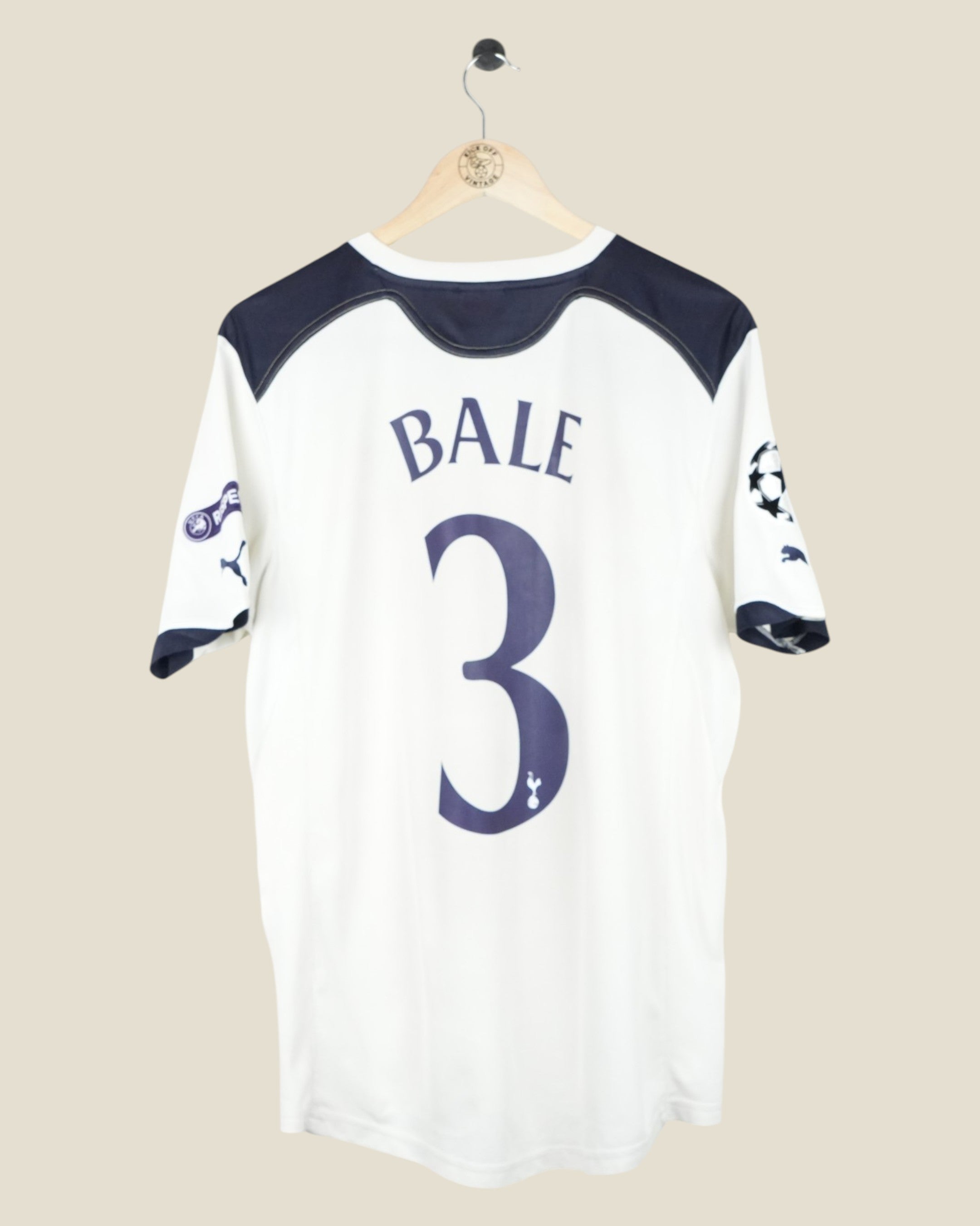 TOTTENHAM HOTSPUR 2010/11 BALE HOME SHIRT UCL (M) PUMA