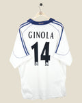TOTTENHAM HOTSPUR 1999/01 GINOLA HOME SHIRT (XXL) ADIDAS