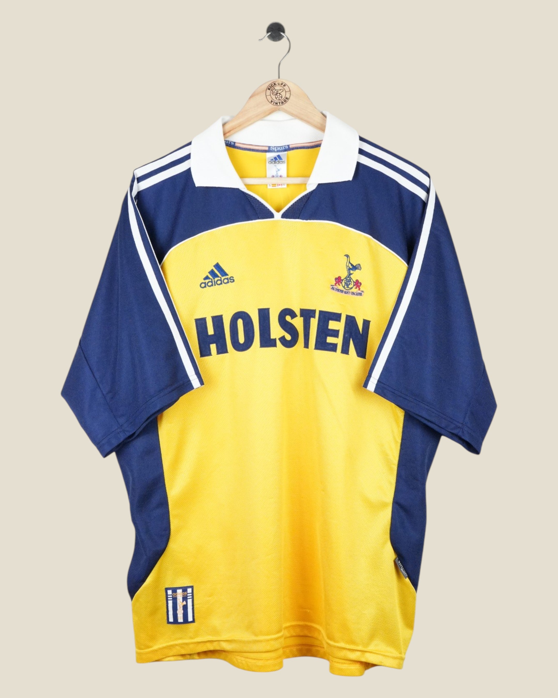 TOTTENHAM HOTSPUR 1999/00 GINOLA AWAY SHIRT (XL) ADIDAS
