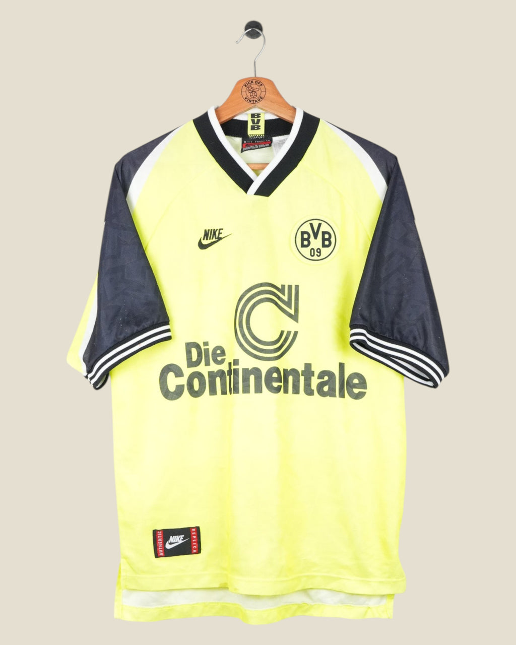 BORUSSIA DORTMUND 1995/96 HOME SHIRT (M) NIKE