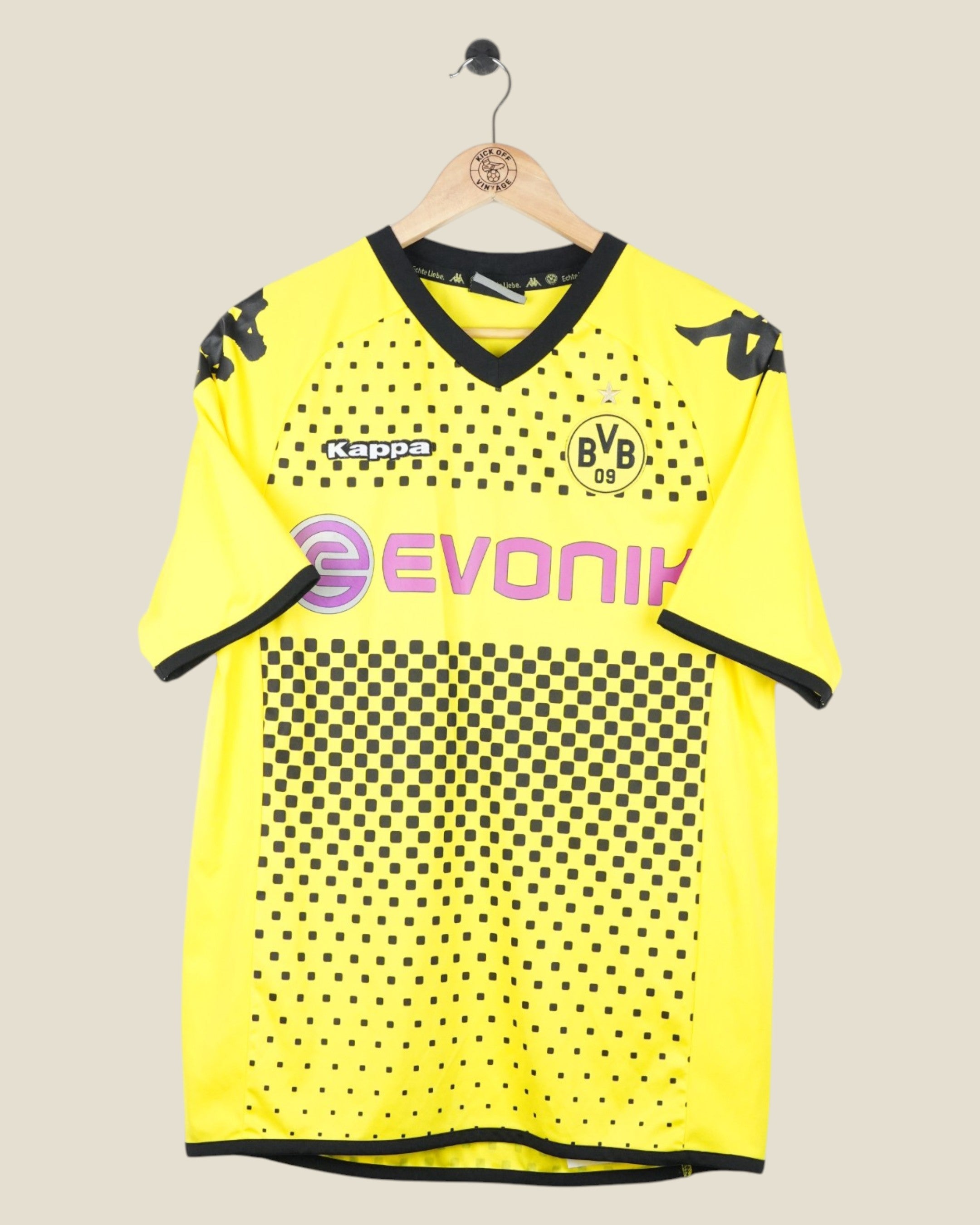 BORUSSIA DORTMUND 2011/12 LEWANDOSKI HOME SHIRT (M) KAPPA