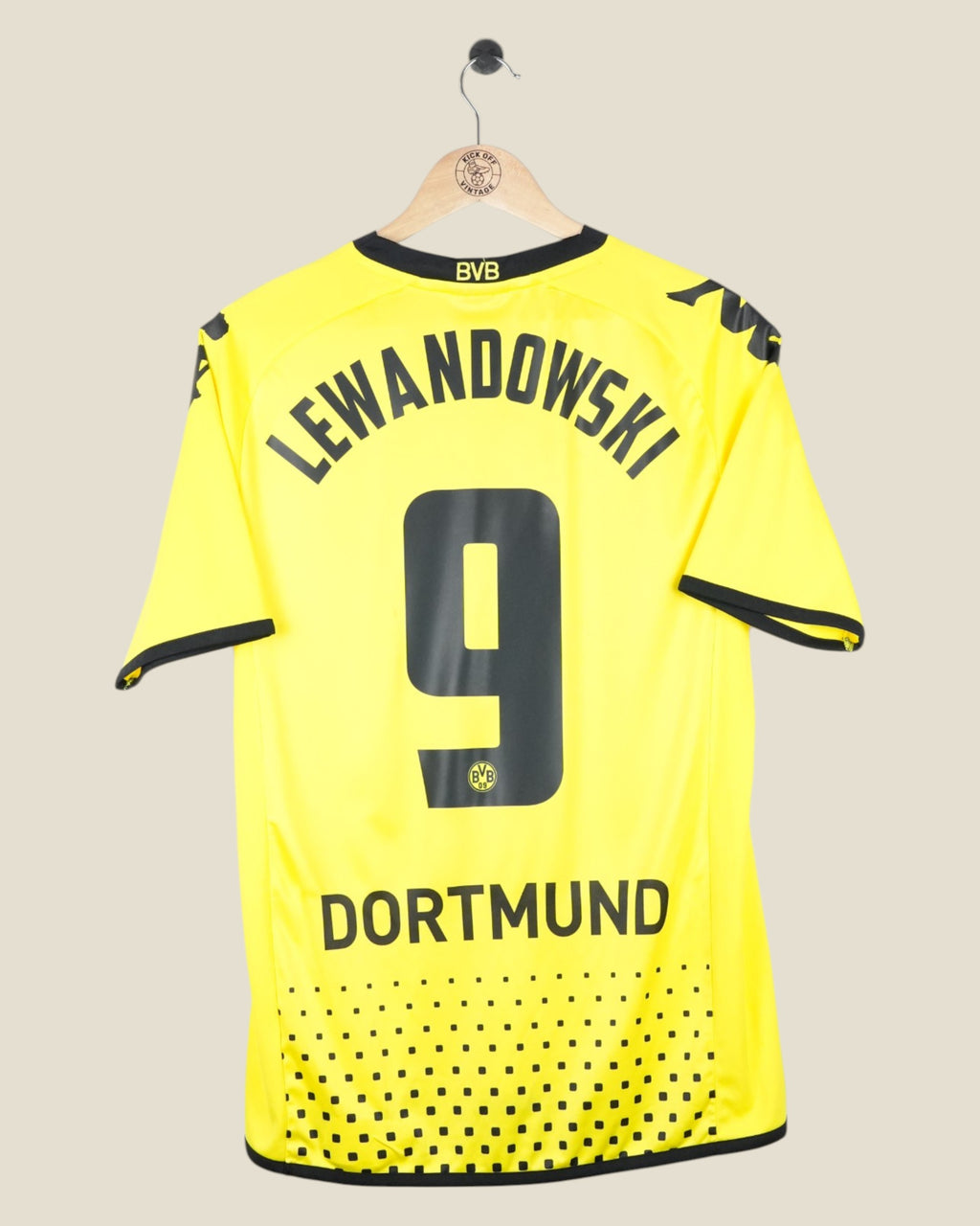 BORUSSIA DORTMUND 2011/12 LEWANDOSKI HOME SHIRT (M) KAPPA