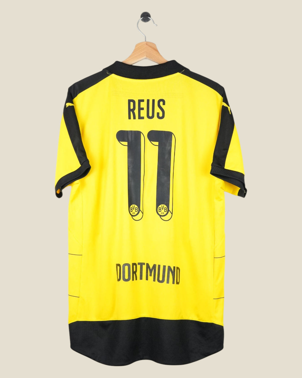 BORUSSIA DORTMUND 2015/16 REUS HOME SHIRT (M) PUMA