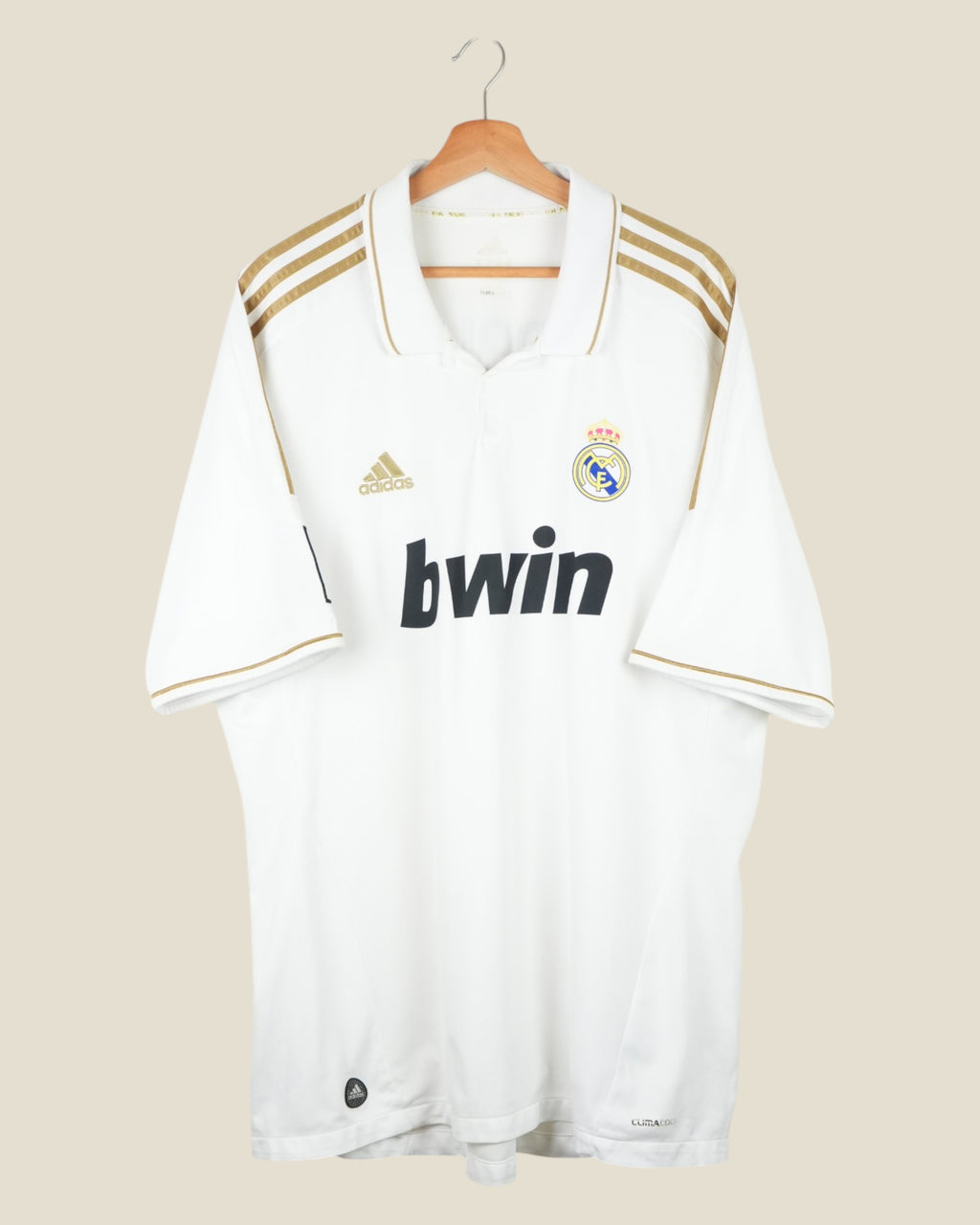 REAL MADRID 2011/12 RONALDO HOME SHIRT (XXL) ADIDAS