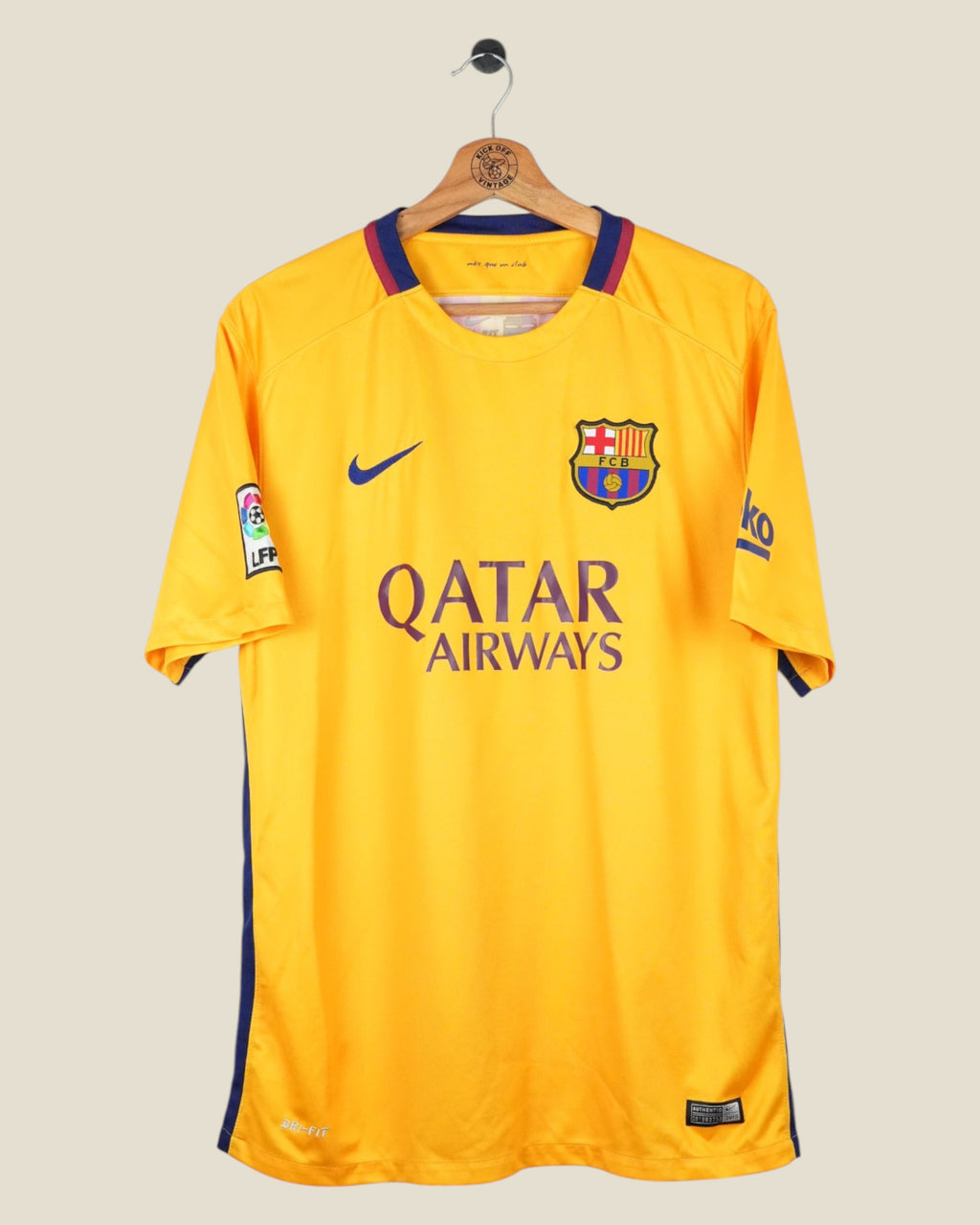 BARCELONA 2015/16 SERGIO AWAY SHIRT (L) NIKE