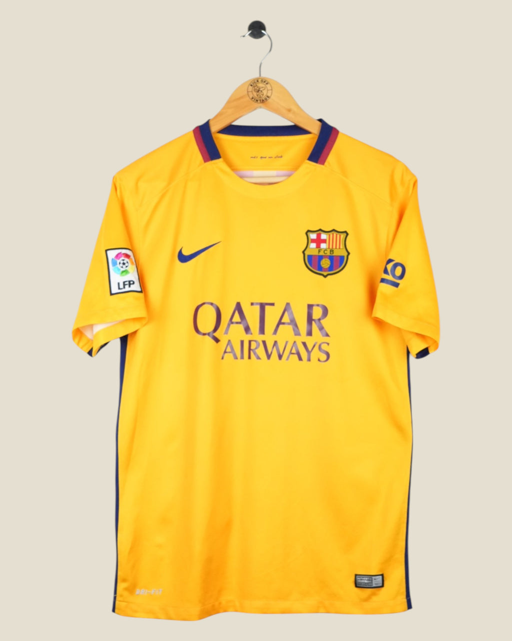 BARCELONA 2015/16 DANI ALVES AWAY SHIRT (M) NIKE
