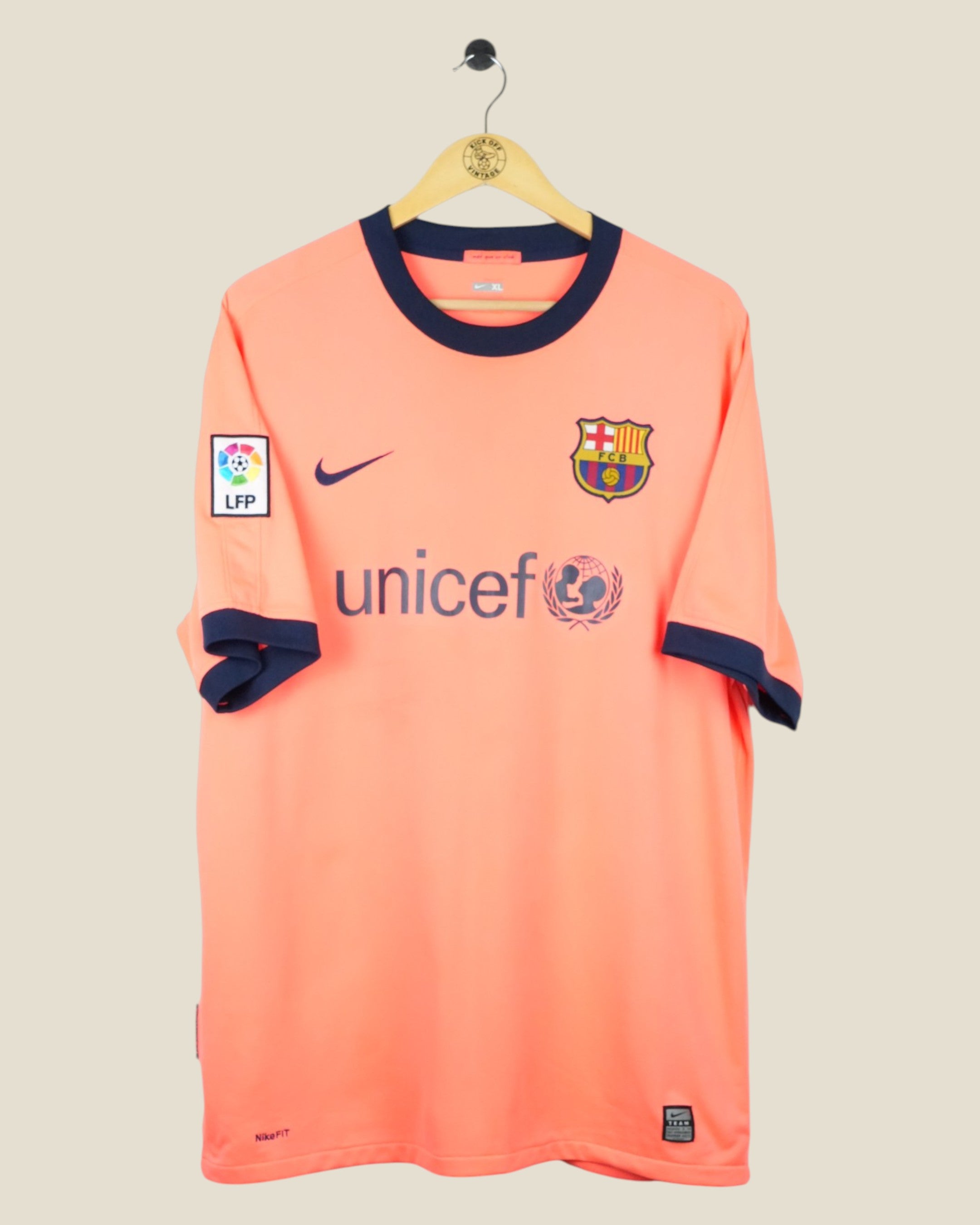 BARCELONA 2009/10 MESSI AWAY SHIRT LA LIGA (XL) NIKE