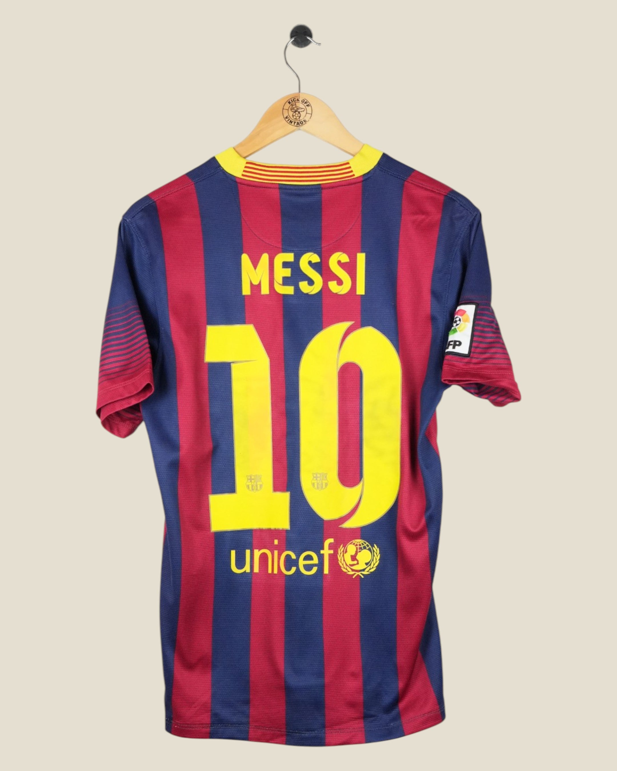 BARCELONA 2013/14 MESSI HOME SHIRT LA LIGA (S) NIKE