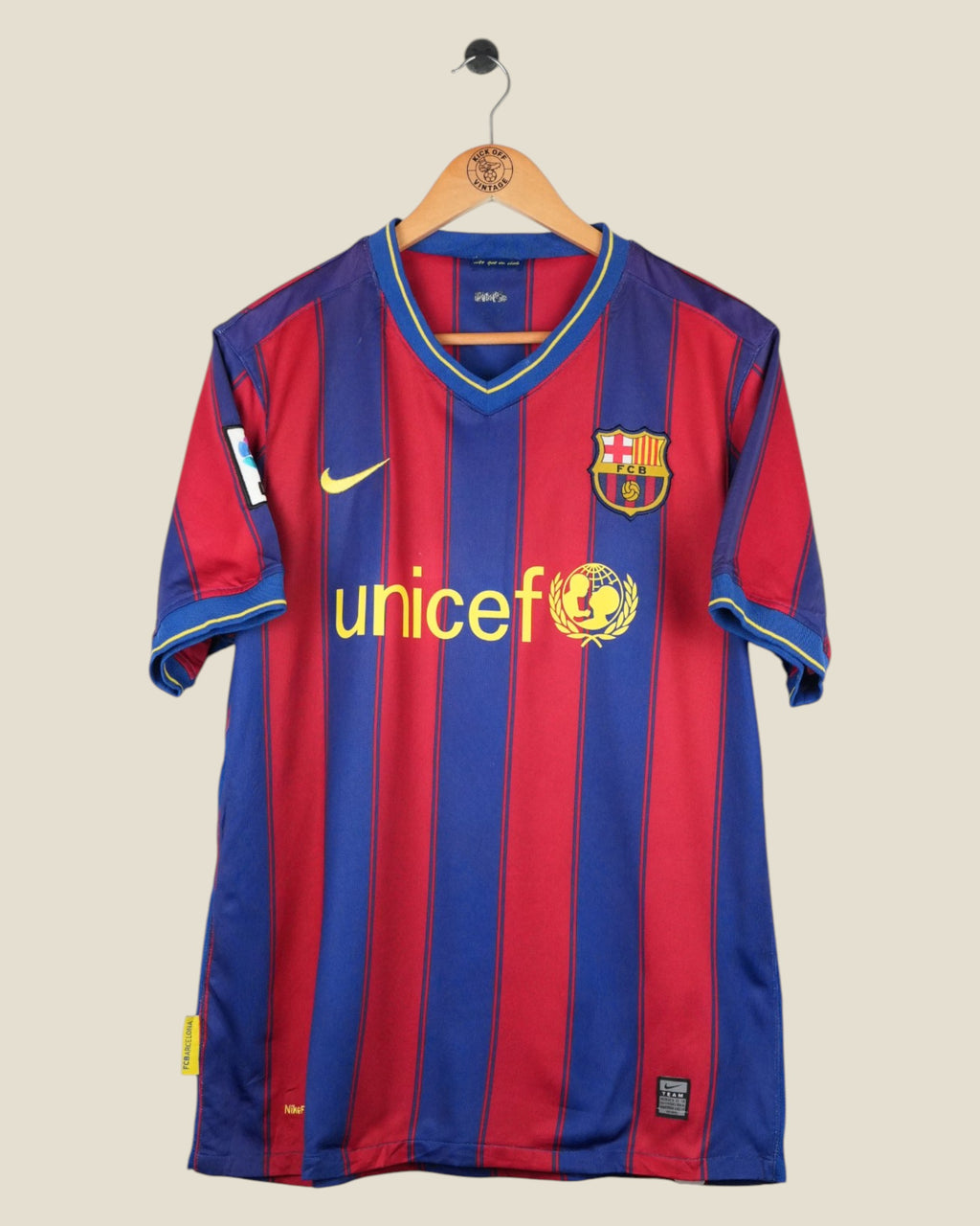 BARCELONA 2009/10 MESSI HOME SHIRT (M) NIKE