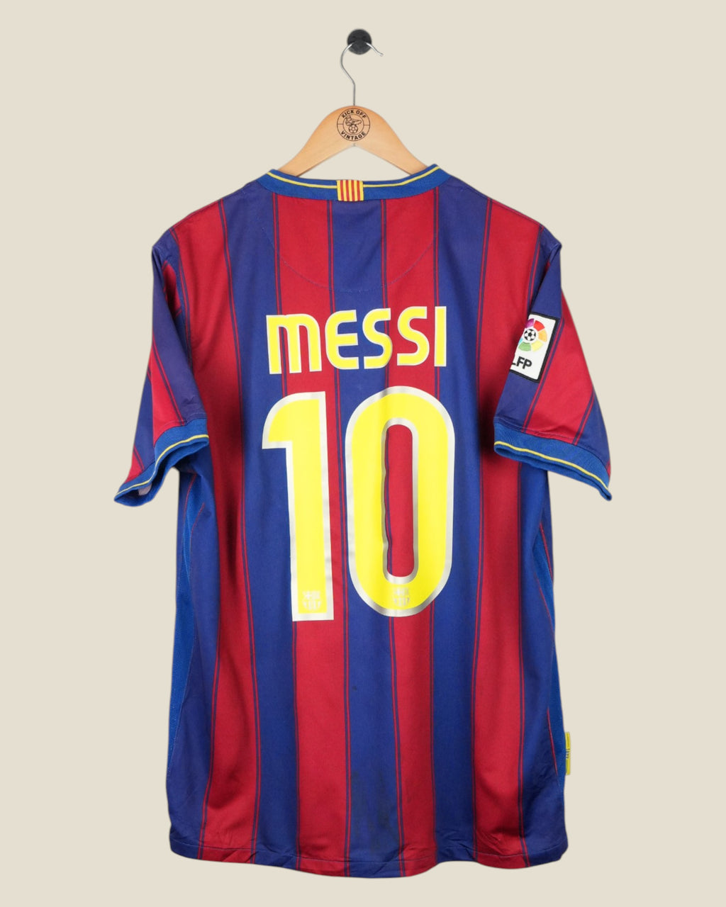 BARCELONA 2009/10 MESSI HOME SHIRT (M) NIKE