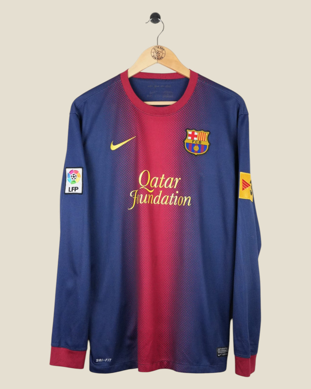 BARCELONA 2012/13 MESSI HOME SHIRT L/S LA LIGA (L) NIKE