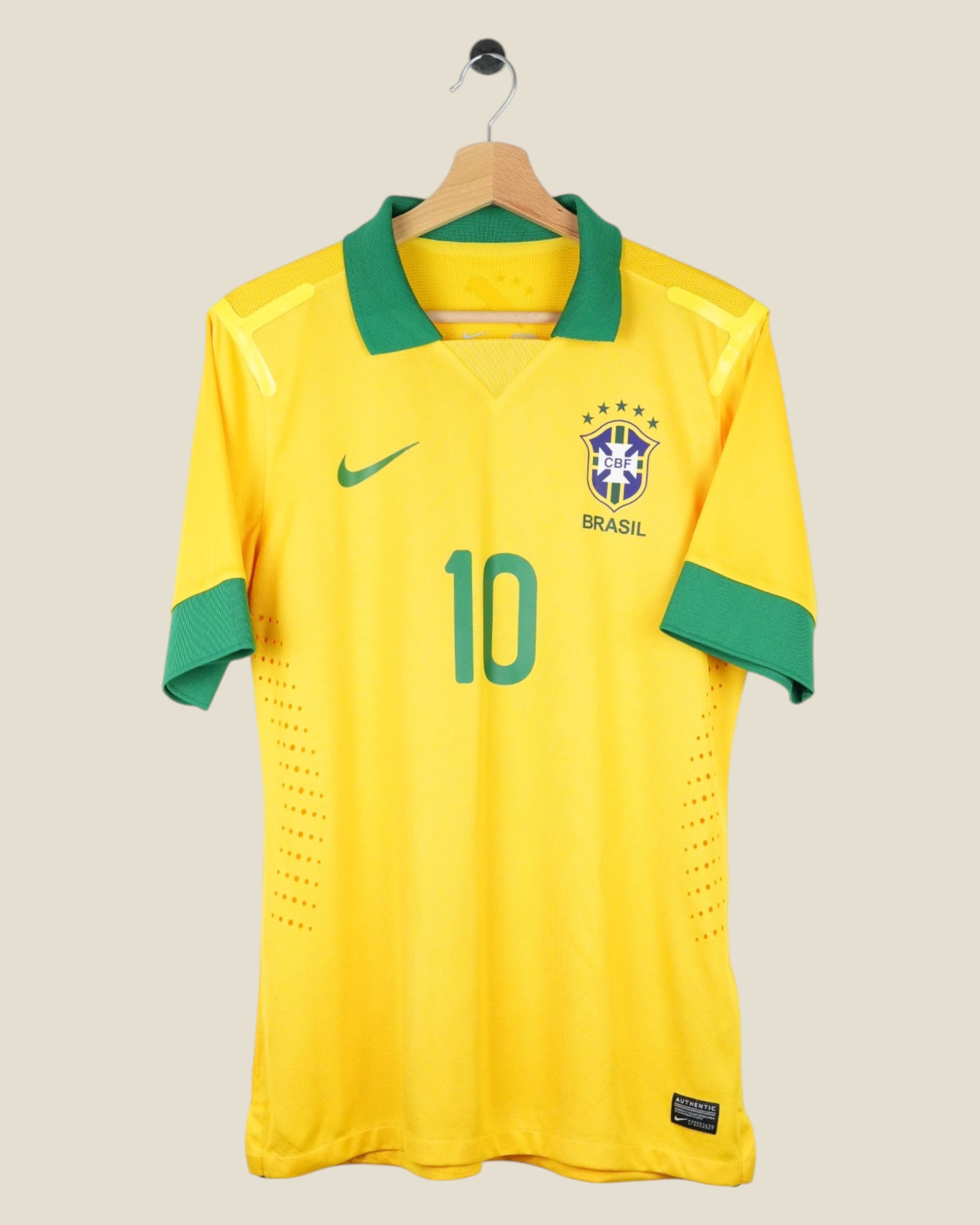 BRAZIL 2013 NEYMAR HOME SHIRT PLAYER VERSION (M) NIKE