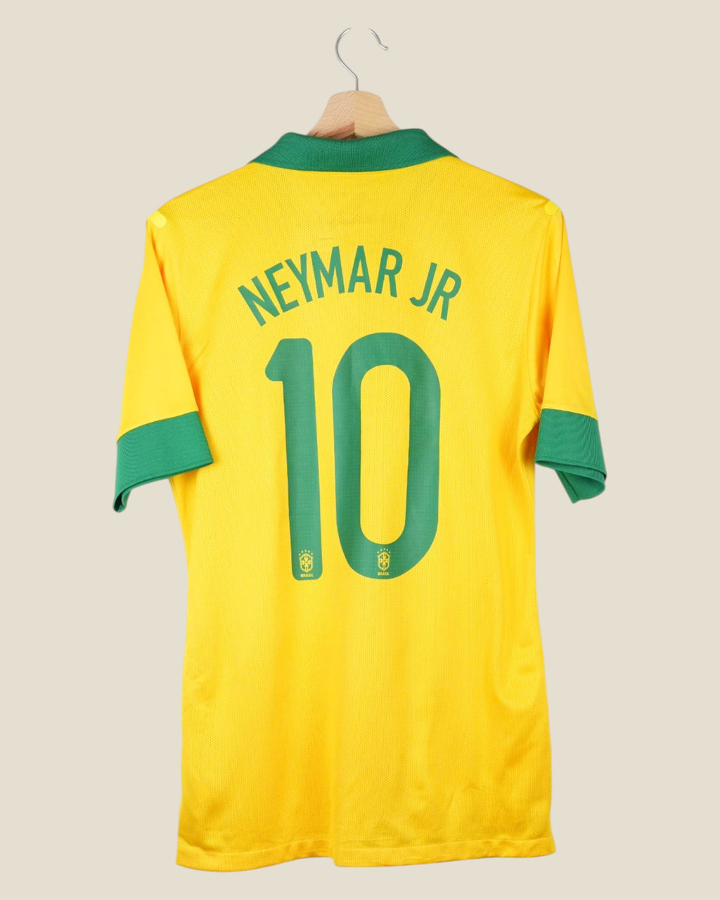 BRAZIL 2013 NEYMAR HOME SHIRT PLAYER VERSION (M) NIKE