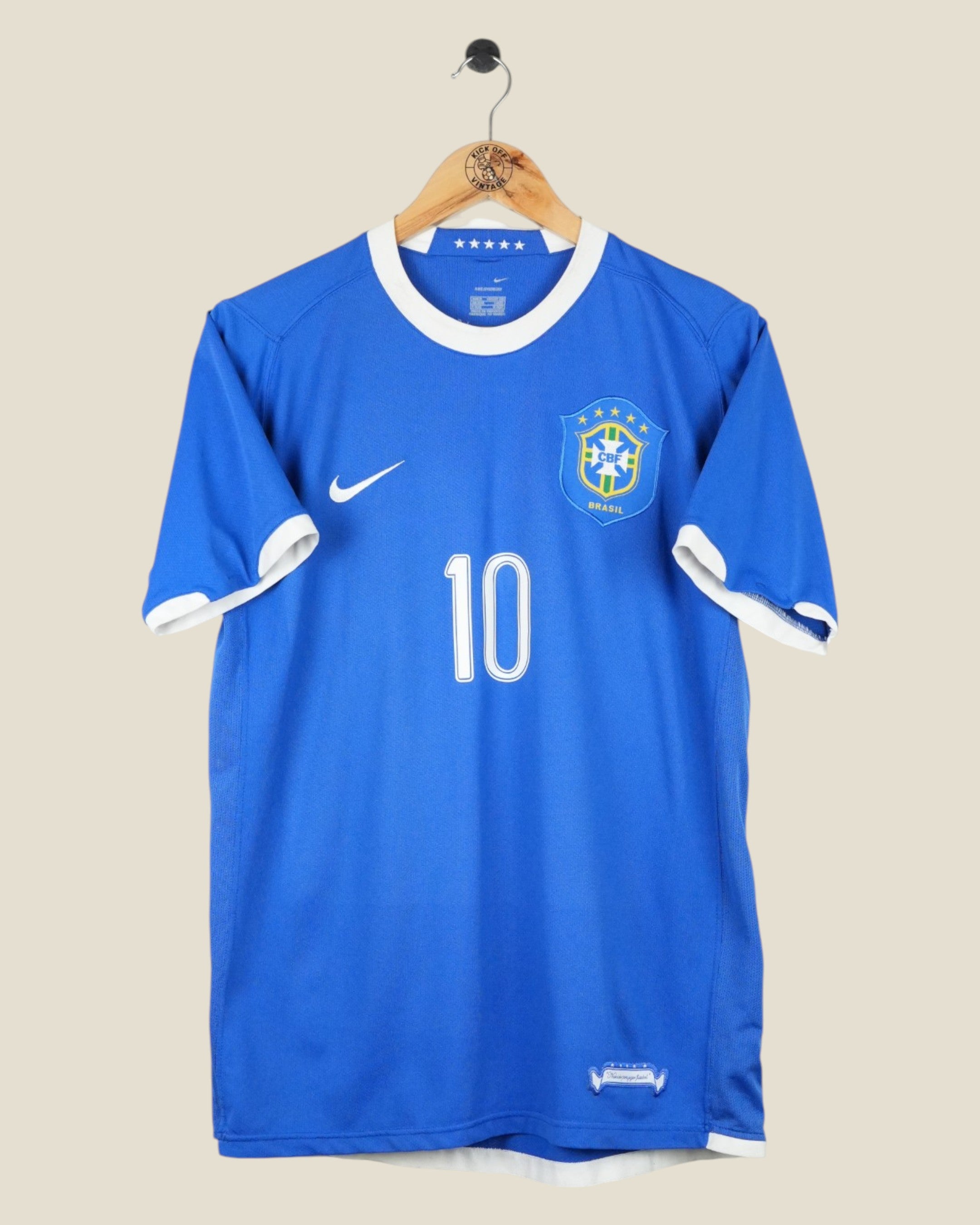 BRAZIL 2006 RONALDINHO AWAY SHIRT (L) NIKE
