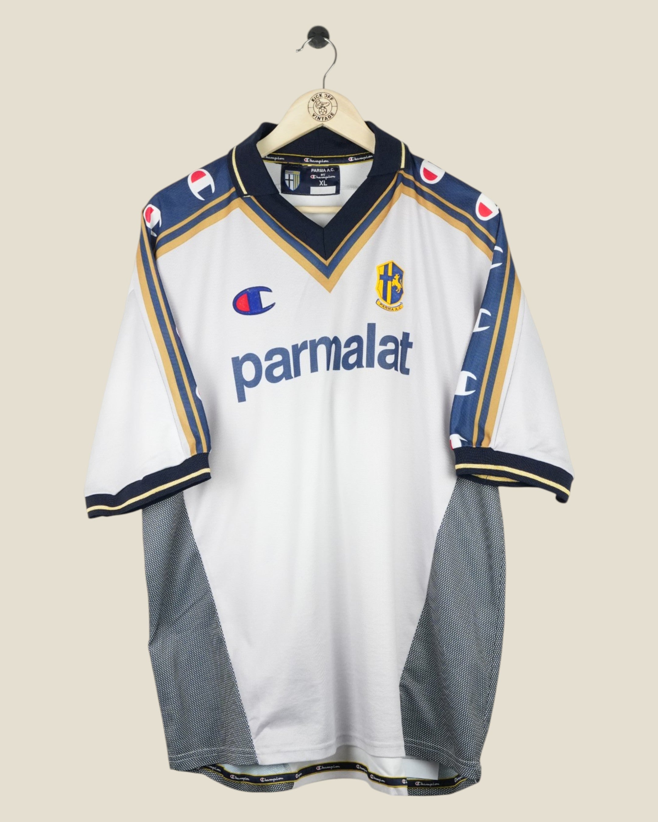 PARMA 2000/01 CANNAVARO AWAY SHIRT V3 (XL) CHAMPION