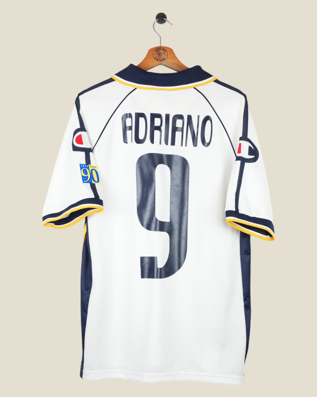 PARMA 2003/04 ADRIANO AWAY SHIRT (XL) CHAMPION