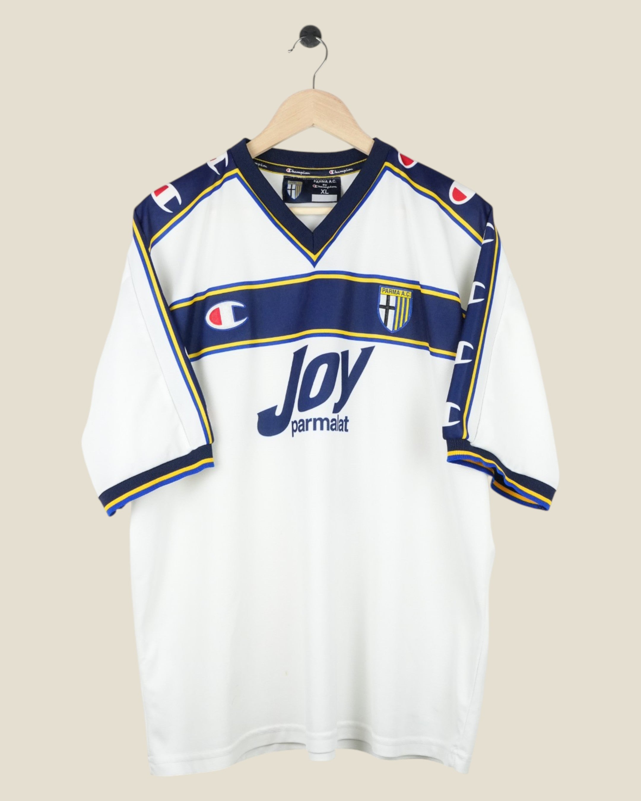 PARMA 2001/02 BENARRIVO AWAY SHIRT (XL) CHAMPION