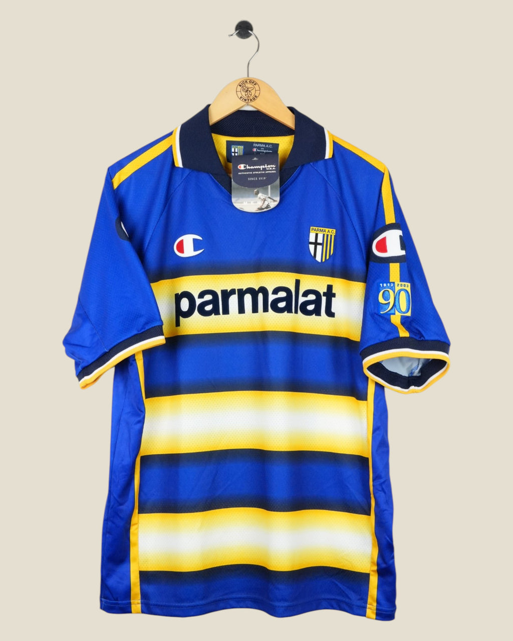 PARMA 2003/04 HOME SHIRT BNWT (XL) CHAMPION