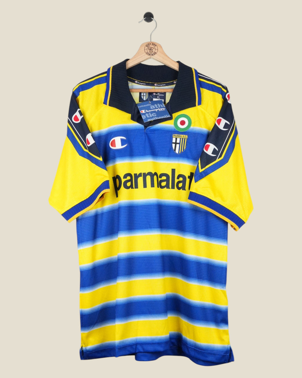 PARMA 1999/00 ORTEGA HOME SHIRT BNWT (XL) CHAMPION