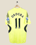CHELSEA 2007/08 DROGBA AWAY SHIRT EPL (L) ADIDAS