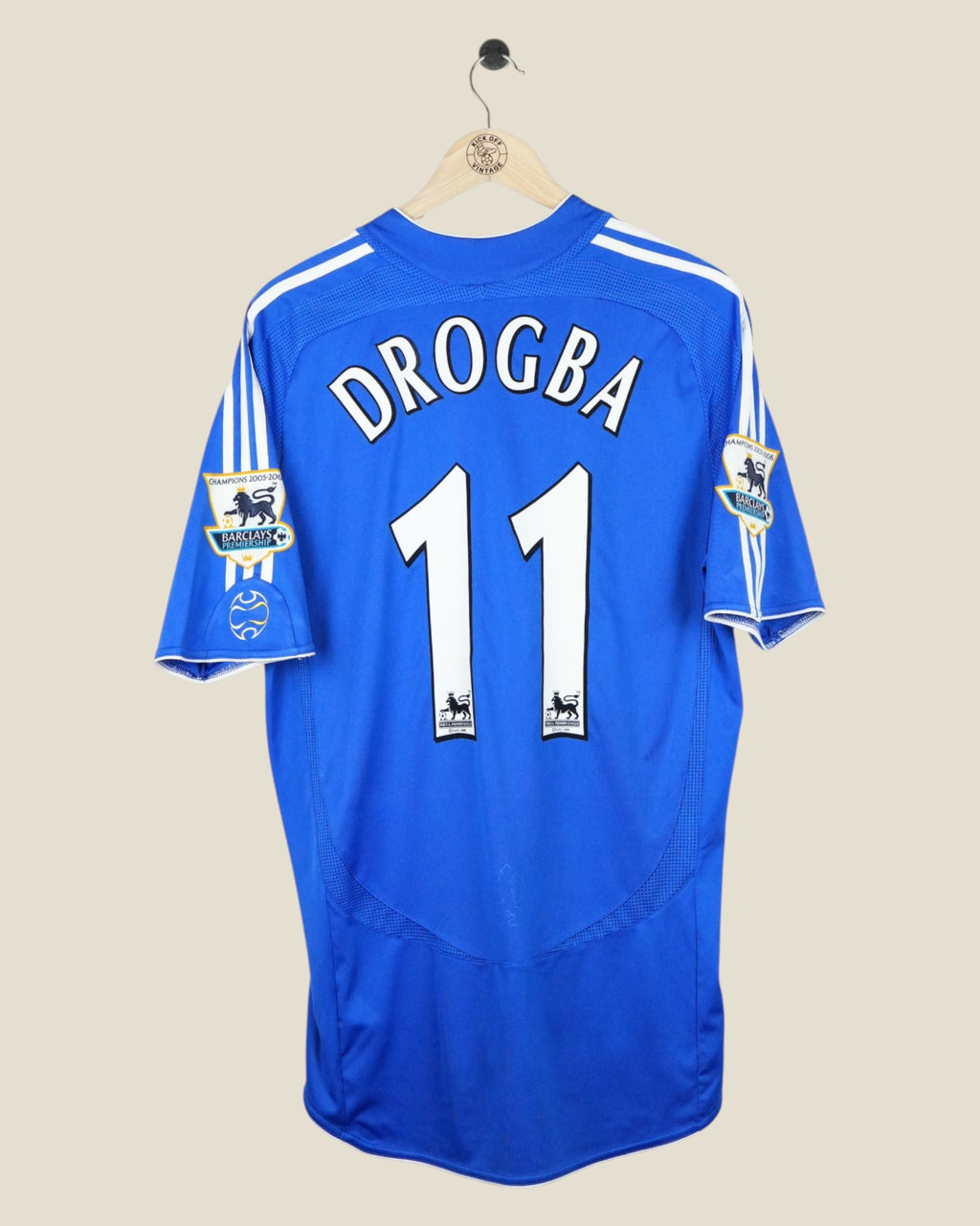 CHELSEA 2006/07 DROGBA HOME SHIRT EPL (L) ADIDAS