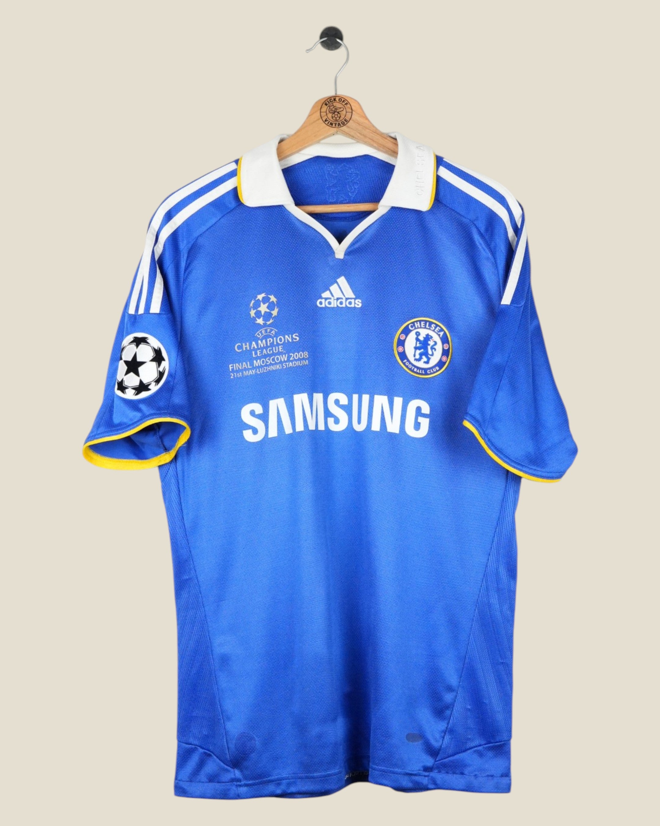 CHELSEA 2008/09 LAMPARD HOME SHIRT UCL (M) ADIDAS