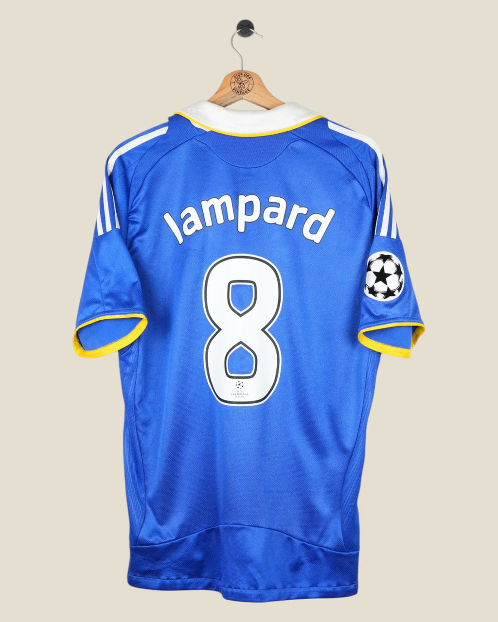 CHELSEA 2008/09 LAMPARD HOME SHIRT UCL (M) ADIDAS